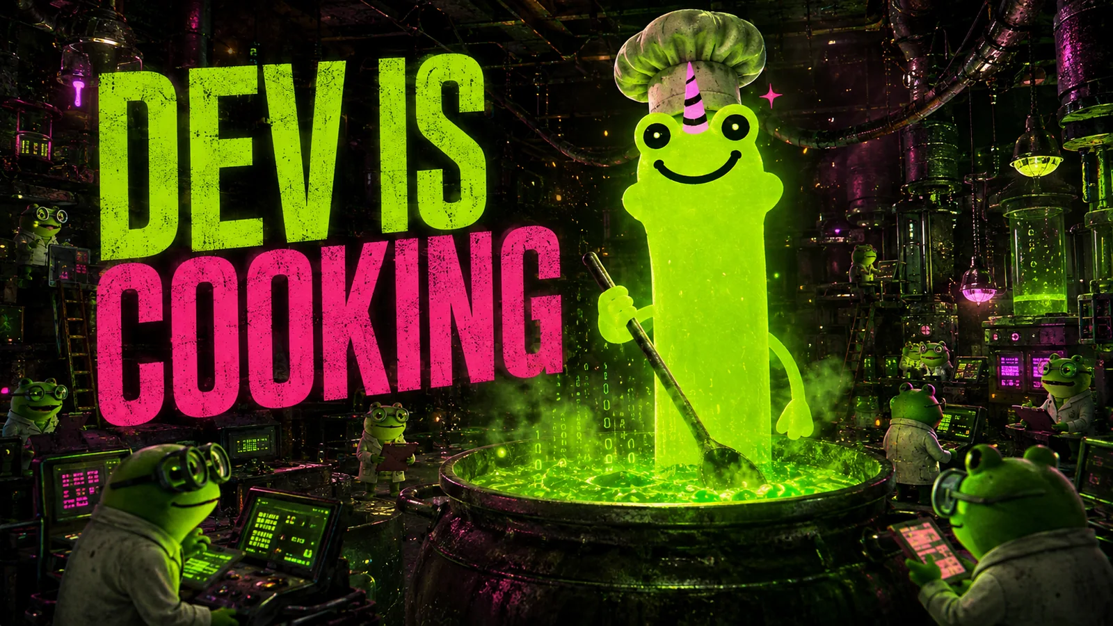 Subject LF-01 artwork: Dev is cooking