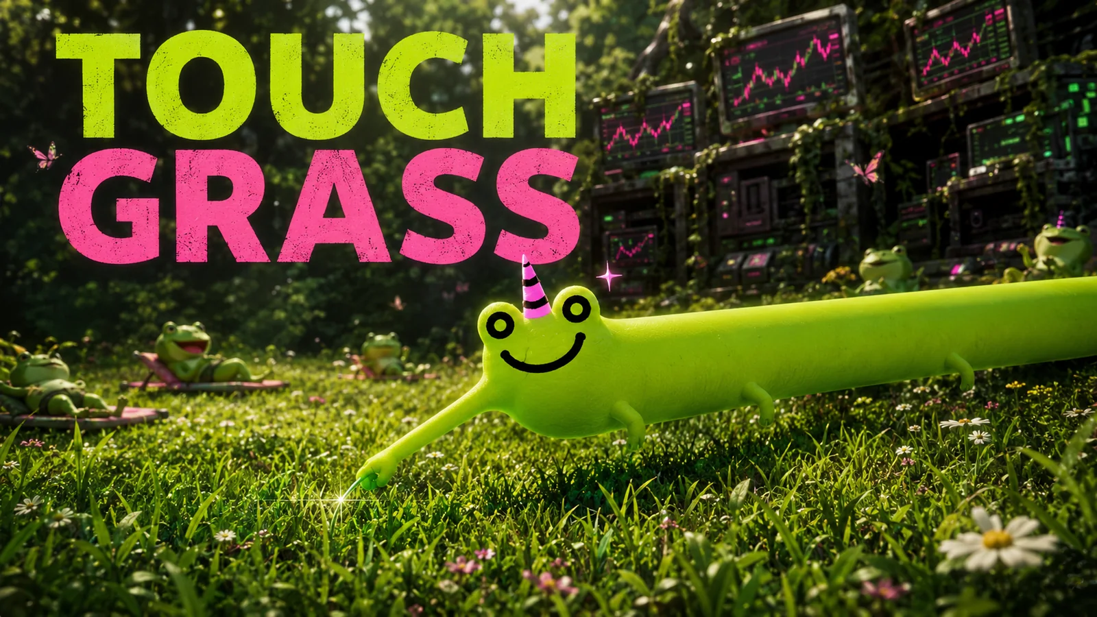 Subject LF-01 artwork: Touch grass