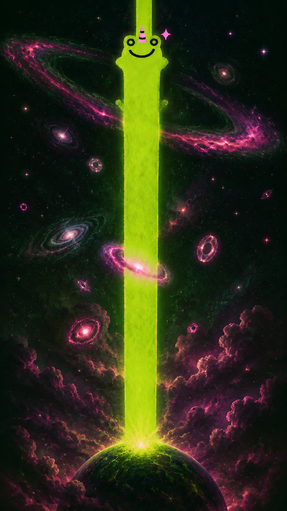 Subject LF-01 artwork: Neon ascension